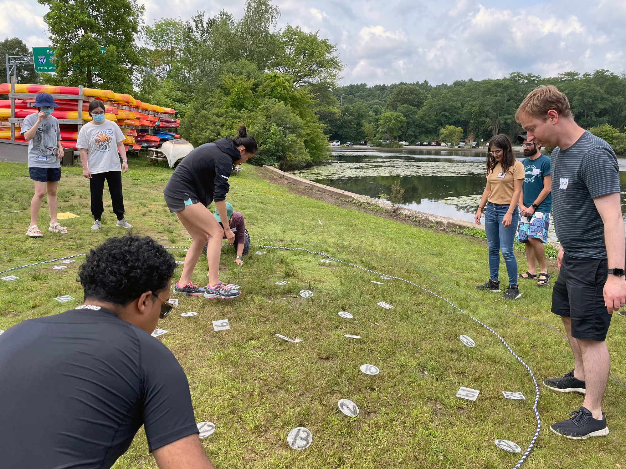 Team building in the outdoors